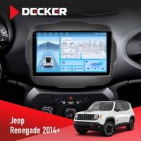 Штатная магнитола Jeep Renegade 2014  Decker D9-010 6x128 DSP 4G 2K