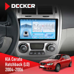 Штатная магнитола KIA Cerato 2004-2006 Climate Decker D9-010 6x128 DSP 4G 2K