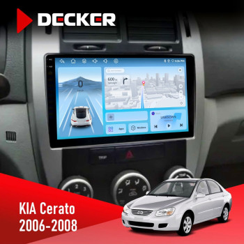 Штатная магнитола KIA Cerato 2006-2008 Conditioner Decker D9-010 6x128 DSP 4G 2K