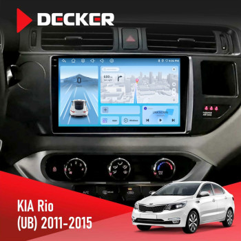 Штатная магнитола KIA Rio 2015-2017 Decker D9-010 6x128 DSP 4G 2K