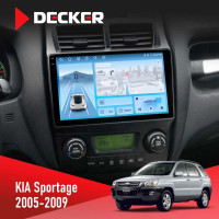 Штатна магнітола KIA Sportage 2005-2009 Decker D9-010 6x128 DSP 4G 2K
