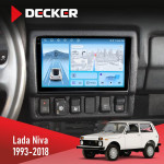 Штатна магнітола Lada Niva 1993-2018 Decker D9-010 6x128 DSP 4G 2K
