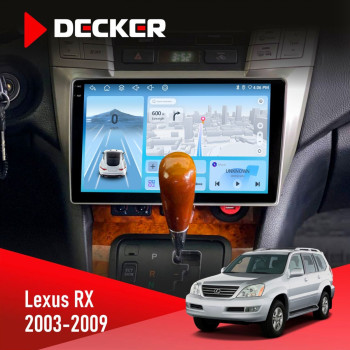 Штатна магнітола Lexus RX 2003-2007 Decker D9-010 6x128 DSP 4G 2K