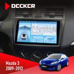 Штатна магнітола Mazda 3 2009-2013 Decker D9-010 6x128 DSP 4G 2K