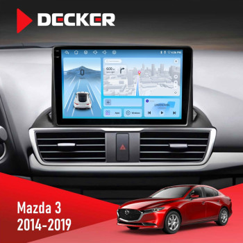 Штатна магнітола Mazda 3 2014-2019 Decker D9-010 6x128 DSP 4G 2K