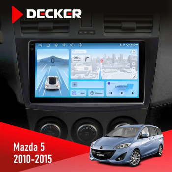 Штатна магнітола Mazda 5 (Premacy) 2010-2015 Decker D9-010 6x128 DSP 4G 2K