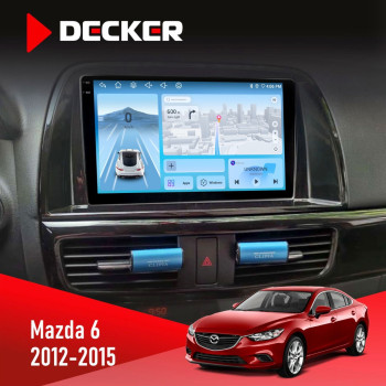 Штатна магнітола Mazda 6 2012-2015 Decker D9-010 6x128 DSP 4G 2K