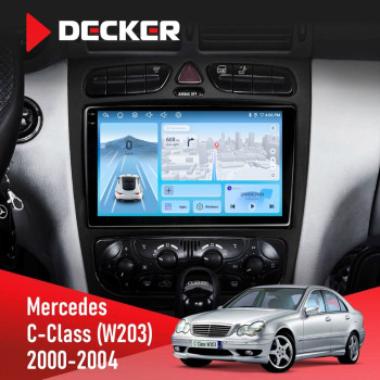 Штатна магнітола Mercedes-Benz C-Class (W203) 2004-2007 AMP Decker D9-010 6x128 DSP 4G 2K