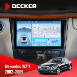 Штатна магнітола Mercedes-Benz E-Class (W211) 2002-2009 AMP Decker D9-010 6x128 DSP 4G 2K