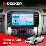 Штатна магнітола Mercedes-Benz R-Class (W251) 2005-2013 Decker D9-010 6x128 DSP 4G 2K