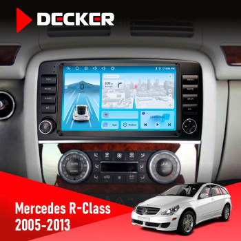 Штатна магнітола Mercedes-Benz R-Class (W251) 2005-2013 Decker D9-010 6x128 DSP 4G 2K