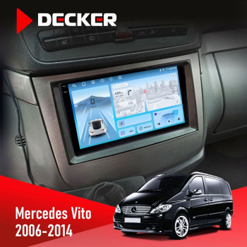 Штатная магнитола Mercedes-Benz Vito (W639), Viano (W639) 2006-2014 Decker D9-010 6x128 DSP 4G 2K
