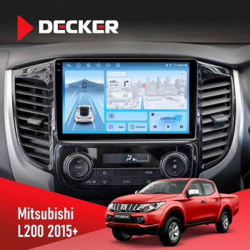 Штатная магнитола Mitsubishi L200 2015  Climate Decker D9-010 6x128 DSP 4G 2K