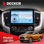 Штатная магнитола Mitsubishi L200 2019  Decker D9-010 6x128 DSP 4G 2K
