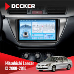 Штатная магнитола Mitsubishi Lancer 9 2000-2010 Black Decker D9-010 6x128 DSP 4G 2K