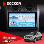 Штатная магнитола Nissan Rogue 2007-2015 Decker D9-010 6x128 DSP 4G 2K