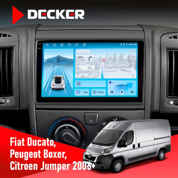 Штатная магнитола Peugeot Boxer 2006  Decker D9-010 6x128 DSP 4G 2K