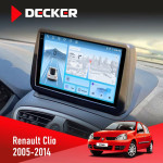 Штатная магнитола Renault Clio 2005-2014 Decker D9-010 6x128 DSP 4G 2K
