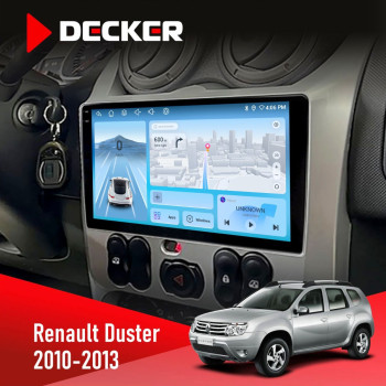 Штатная магнитола Renault Duster 2010-2013 Decker D9-010 6x128 DSP 4G 2K