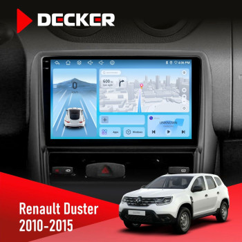Штатная магнитола Renault Duster 2010-2015 Decker D9-010 6x128 DSP 4G 2K