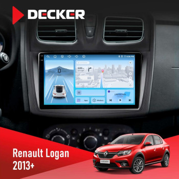 Штатна магнітола Renault Sandero, Logan 2012-2020 Decker D9-010 6x128 DSP 4G 2K