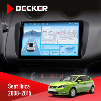 Штатная магнитола Seat Ibiza 2008-2015 Decker D9-010 6x128 DSP 4G 2K