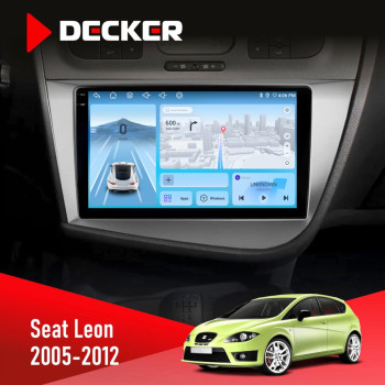Штатна магнітола Seat Leon 2005-2015 Decker D9-010 6x128 DSP 4G 2K