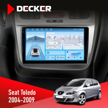 Штатна магнітола Seat Toledo 2004-2009 Decker D9-010 6x128 DSP 4G 2K
