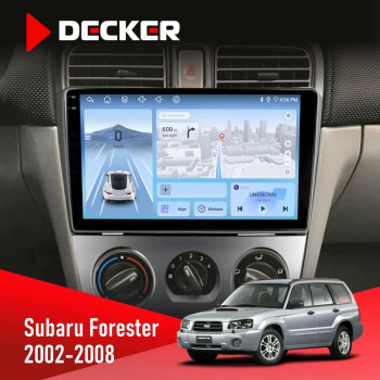 Штатная магнитола Subaru Forester 2002-2008 Decker D9-010 6x128 DSP 4G 2K