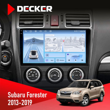 Штатная магнитола Subaru Forester 2013-2019 CAN Decker D9-010 6x128 DSP 4G 2K