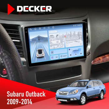 Штатная магнитола Subaru Outback 2009-2014 Decker D9-010 6x128 DSP 4G 2K