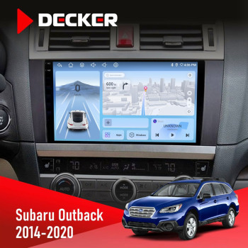 Штатная магнитола Subaru Outback 2014-2020 Decker D9-010 6x128 DSP 4G 2K