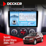 Штатная магнитола Suzuki Grand Vitara 2005-2017 Decker D9-010 6x128 DSP 4G 2K
