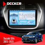 Штатная магнитола Suzuki SX4 2013-2021 Decker D9-010 6x128 DSP 4G 2K
