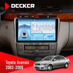 Штатная магнитола Toyota Avensis 2002-2008 Decker D9-010 6x128 DSP 4G 2K