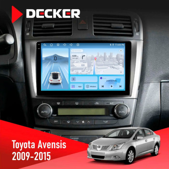 Штатная магнитола Toyota Avensis 2008-2015 Black Decker D9-010 6x128 DSP 4G 2K