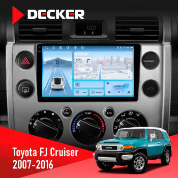 Штатная магнитола Toyota FJ Cruiser 2007-2016 Decker D9-010 6x128 DSP 4G 2K