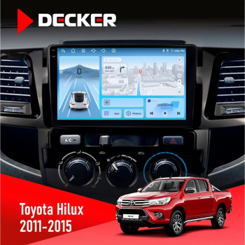 Штатная магнитола Toyota Fortuner 2011-2015 Decker D9-010 6x128 DSP 4G 2K