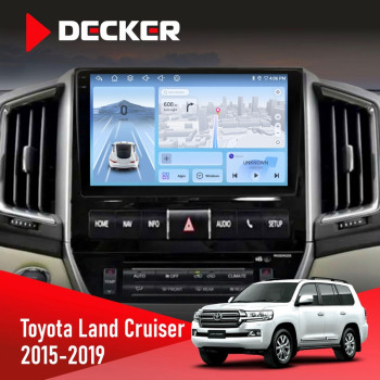 Штатная магнитола Toyota Land Cruiser (200) 2015-2019 Decker D9-004 6x128, DSP 360, 2k