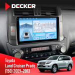 Штатная магнитола Toyota Land Cruiser Prado 150 2009-2013 Decker D9-010 6x128 DSP 4G 2K