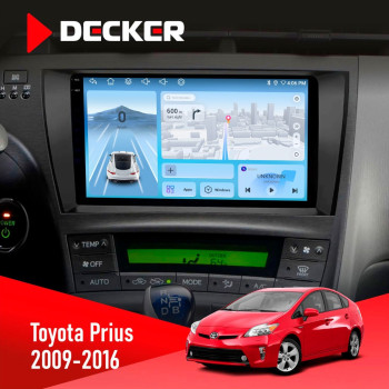 Штатная магнитола Toyota Prius 2009-2016 Decker D9-010 6x128 DSP 4G 2K