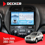 Штатная магнитола Toyota RAV4 2003-2005 Decker D9-010 6x128 DSP 4G 2K