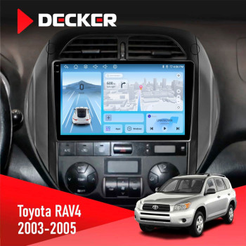 Штатная магнитола Toyota RAV4 2003-2005 Decker D9-010 6x128 DSP 4G 2K