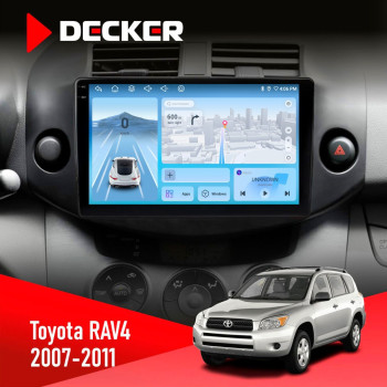 Штатная магнитола Toyota RAV4 2007-2011 Decker D9-010 6x128 DSP 4G 2K