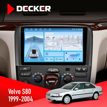 Штатная магнитола Volvo S80 1999-2004 Decker D9-010 6x128 DSP 4G 2K