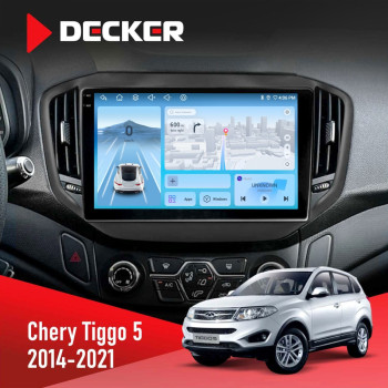 Штатна магнітола Chery Tiggo 5 2016-2021 Decker D10-010 6x128 DSP 4G 2K