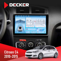 Штатна магнітола Citroen C4 2010-2015 Decker D10-010 6x128 DSP 4G 2K