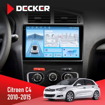 Штатная магнитола Citroen C4 2010-2015 Decker D10-010 6x128 DSP 4G 2K