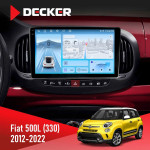 Штатная магнитола Fiat 500L (330) 2012-2022 Decker D10-010 6x128 DSP 4G 2K