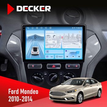 Штатная магнитола Ford Mondeo 2010-2014 Decker D10-010 6x128 DSP 4G 2K